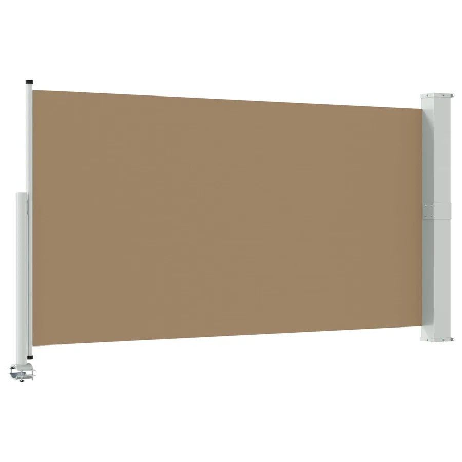 Auvent latéral 160 x 300 cm 100% polyester fer acier - 5