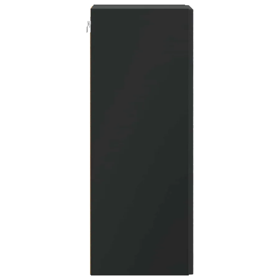 Armoire Murale Noir 66 x 34,5 x 90 cm Bois d'ingénierie - 5