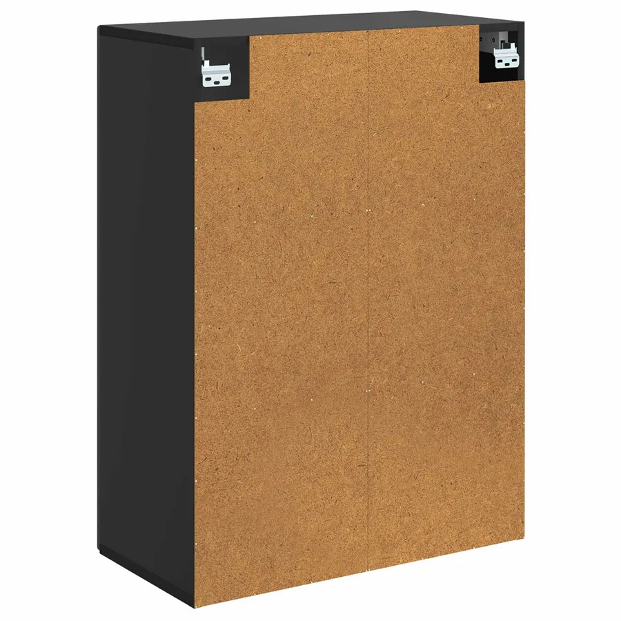 Armoire Murale Noir 66 x 34,5 x 90 cm Bois d'ingénierie - 6