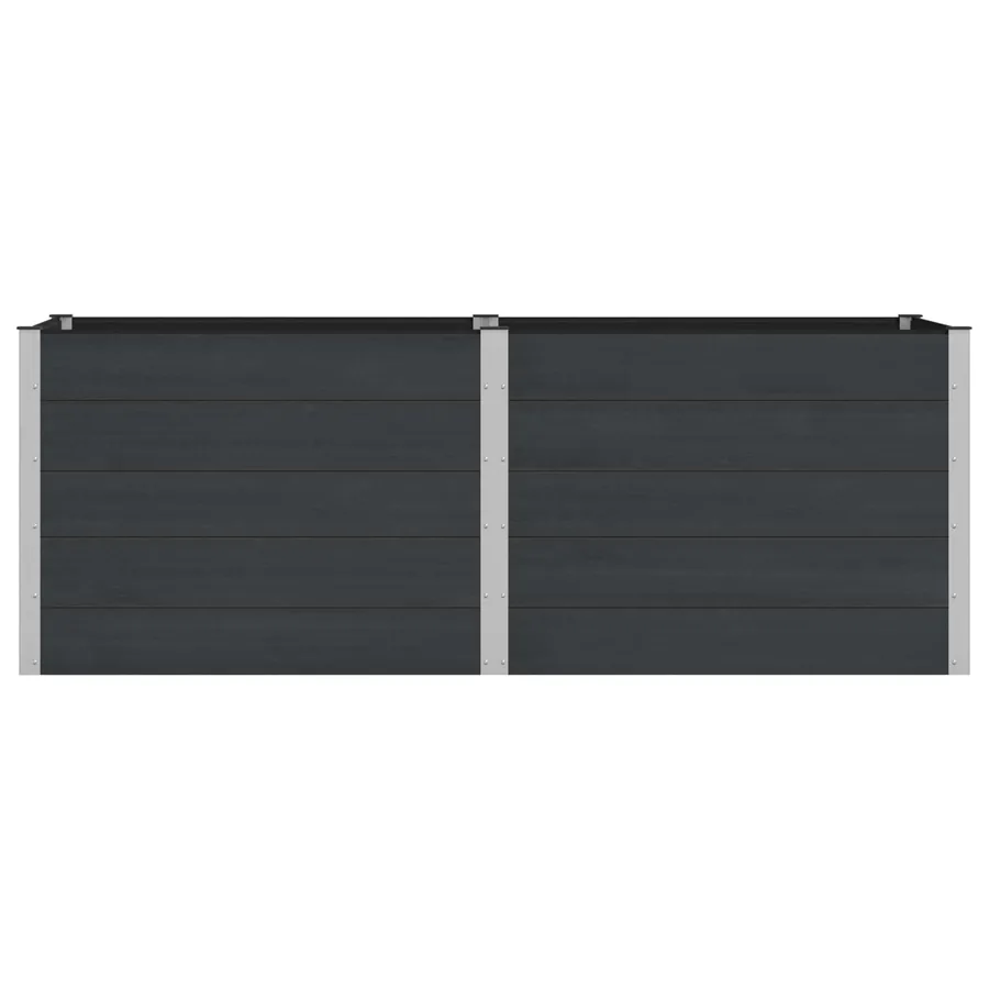 Jardinière surélevée Noir 250 x 100 x 91 cm - 3