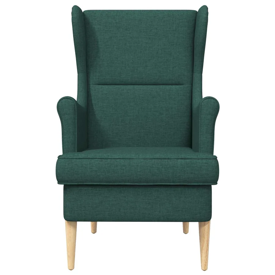 fauteuil Vert foncé tissu - 4