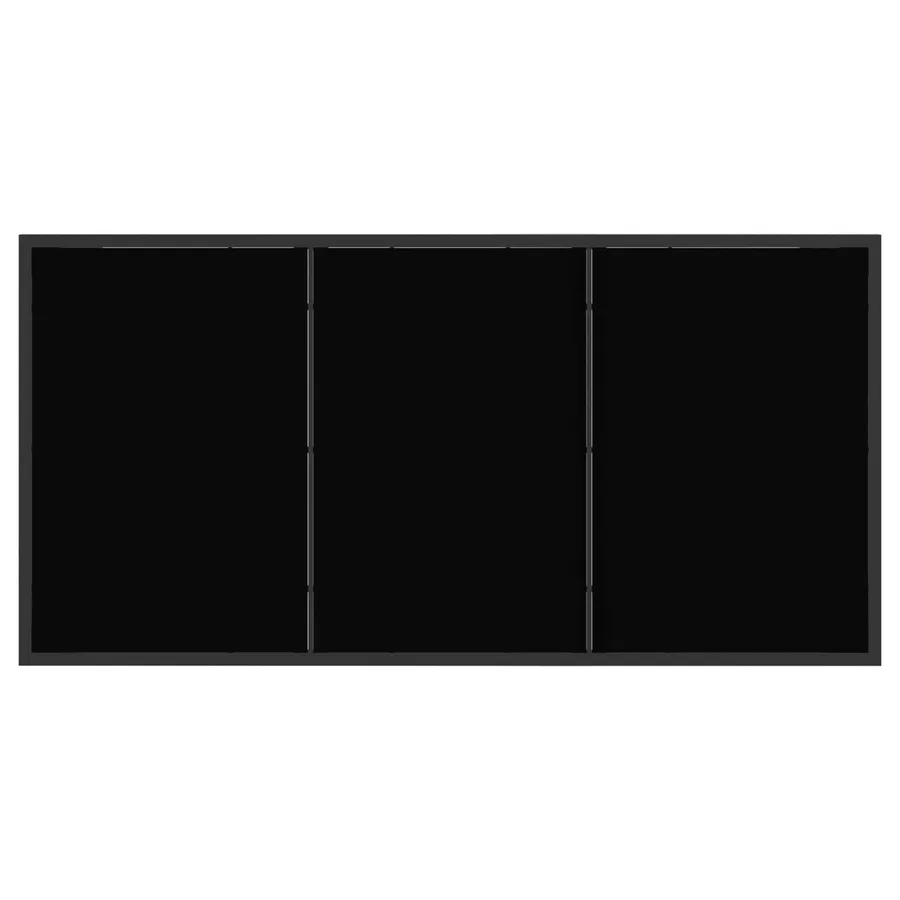 Ensemble de salle à manger pour jardin 5 pcs Noir et anthracite - 6