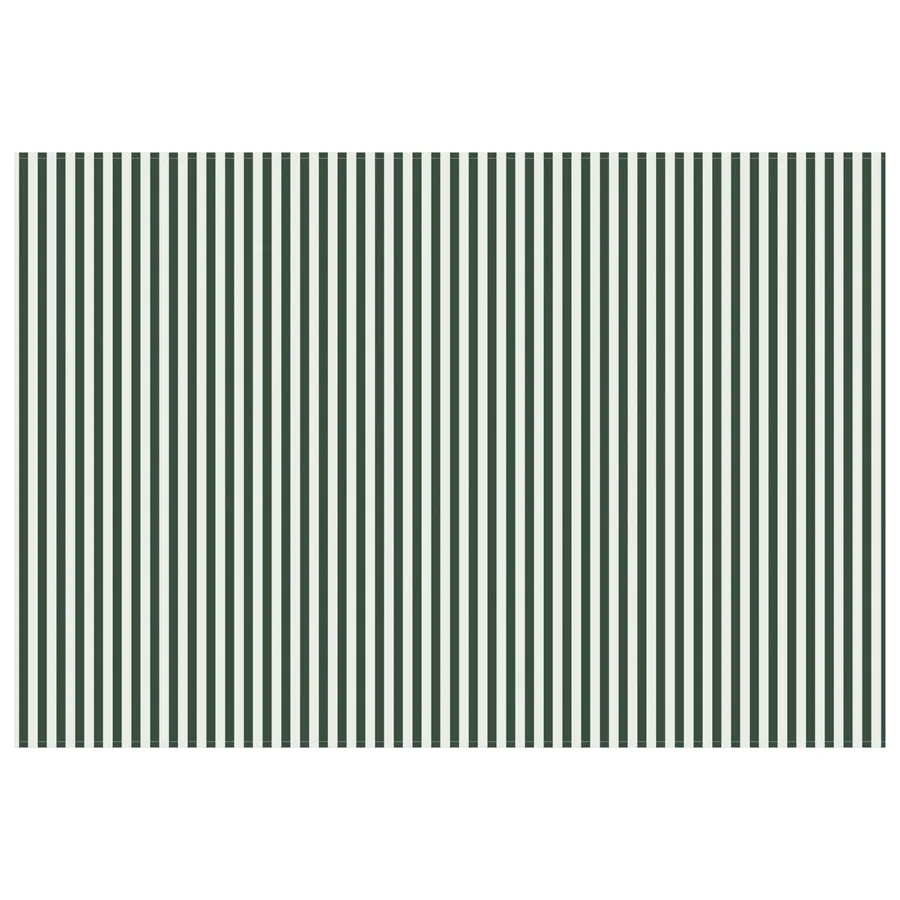 Toile de rechange pour auvent Vert et blanc 600 × 300 cm - 3