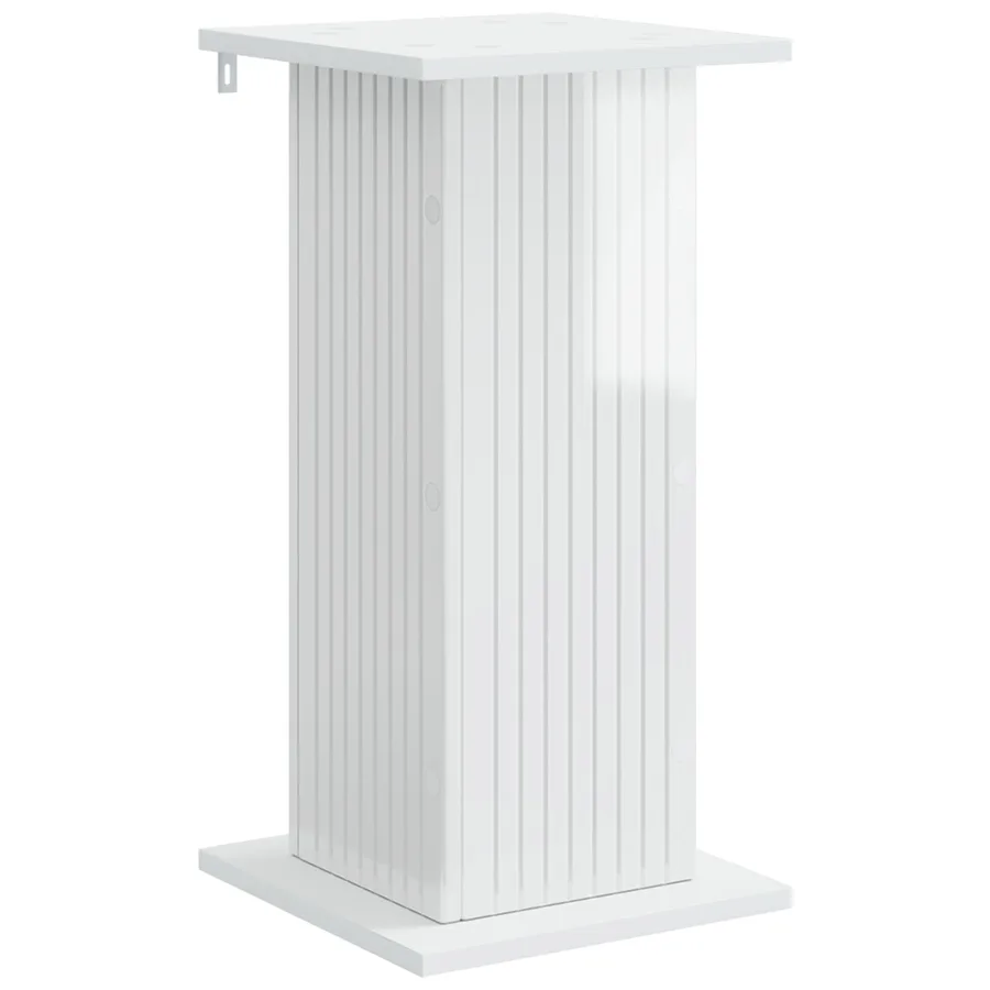 Support de Plante Blanc brillant 30,5 x 30 x 60,5 cm - 2