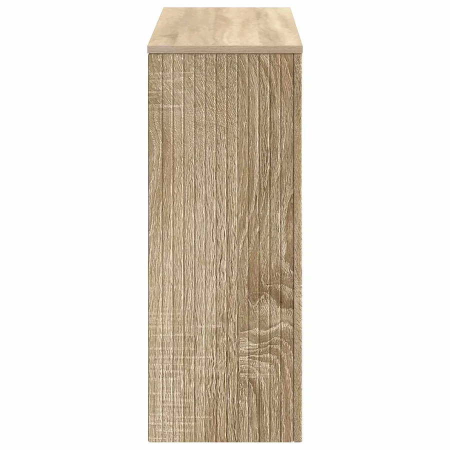 Table console Chêne Sonoma 101 x 29 x 74 cm Bois d’ingénierie - 6