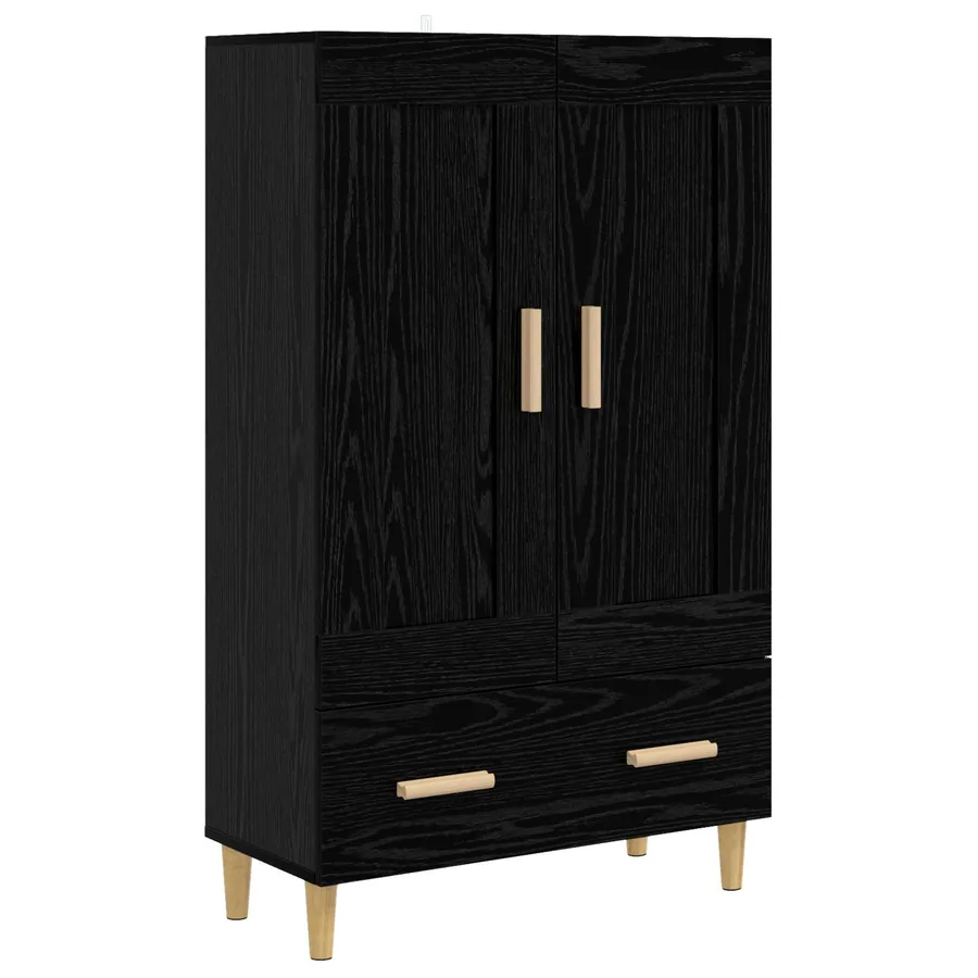 Haut Armoire Chêne noir 70 x 31 x 115 cm Bois d'ingénierie