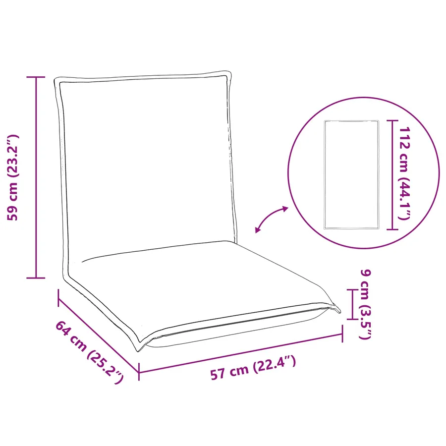 Fauteuil de sol ajustable Armée Tissu - 11