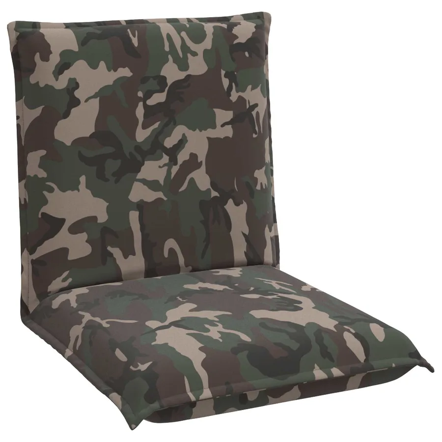 Fauteuil de sol ajustable Armée Tissu - 2