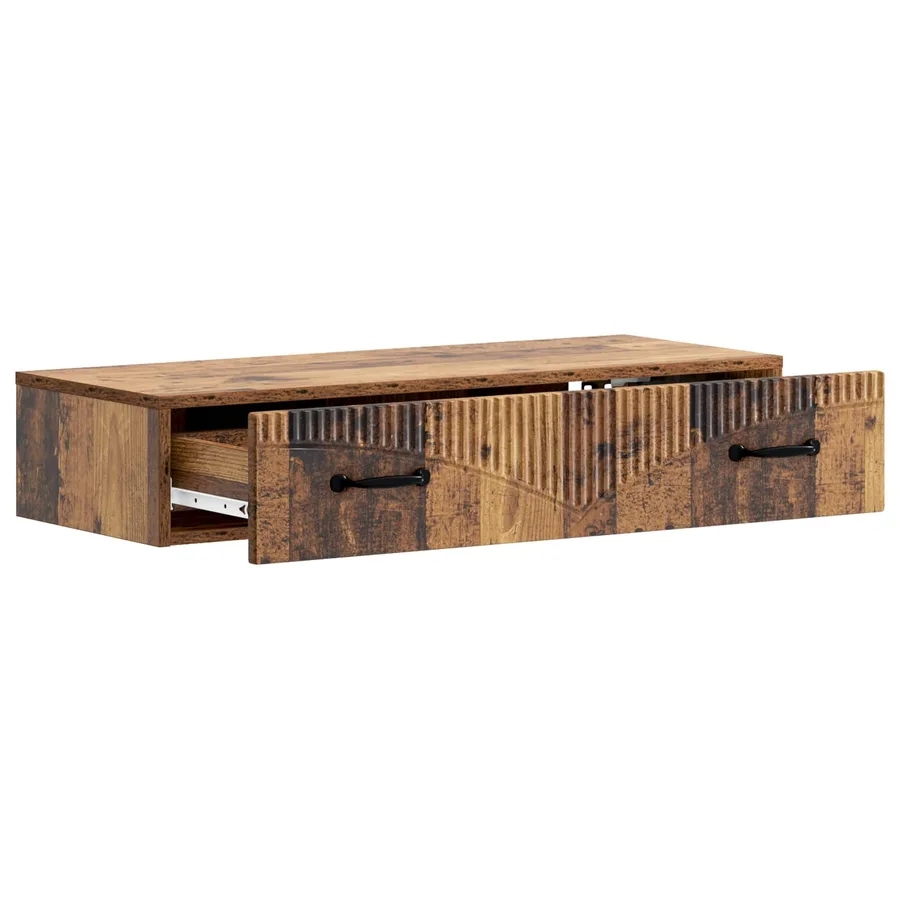 Table d'appoint murale Bois ancien 87,5 x 34,5 x 17 cm - 4