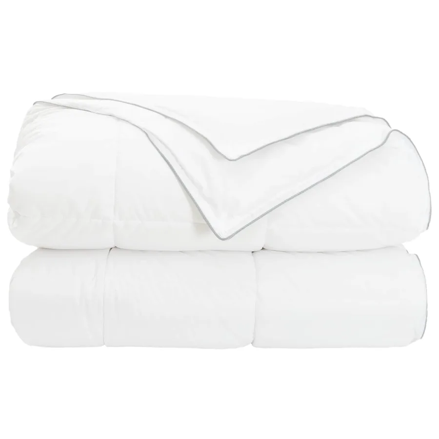 Duvet complet toute l'année Blanc 140 x 200 cm Fibre de bambou - 4