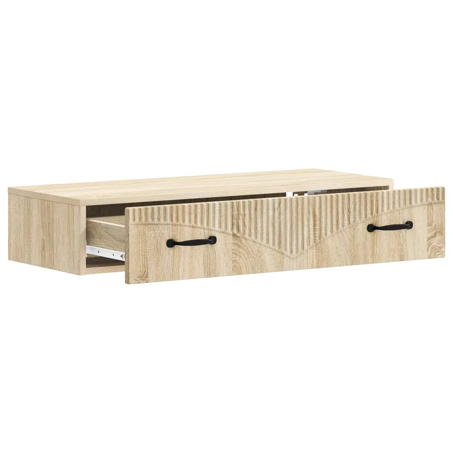 Table d'appoint murale Chêne Sonoma 87,5 x 34,5 x 17 cm - 4