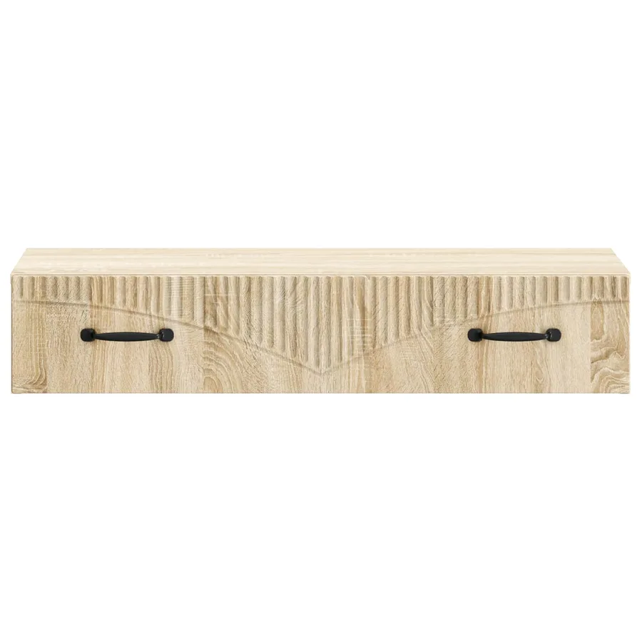 Table d'appoint murale Chêne Sonoma 87,5 x 34,5 x 17 cm - 5