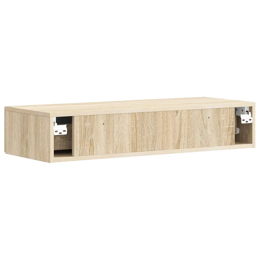 Table d'appoint murale Chêne Sonoma 87,5 x 34,5 x 17 cm - 7