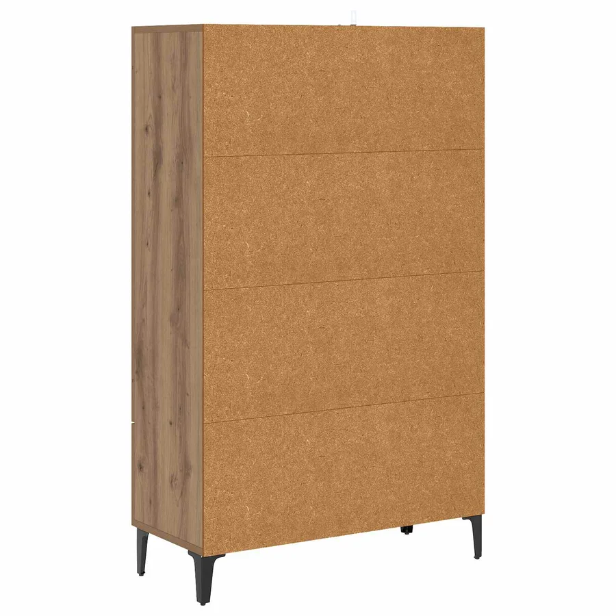 Haut Armoire Chêne artisanal 70 x 31 x 115 cm Bois d'ingénierie - 10