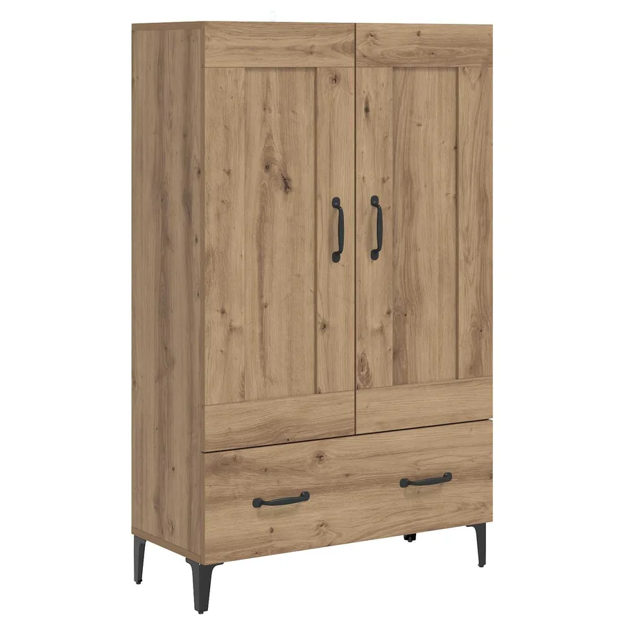 Haut Armoire Chêne artisanal 70 x 31 x 115 cm Bois d'ingénierie - 2