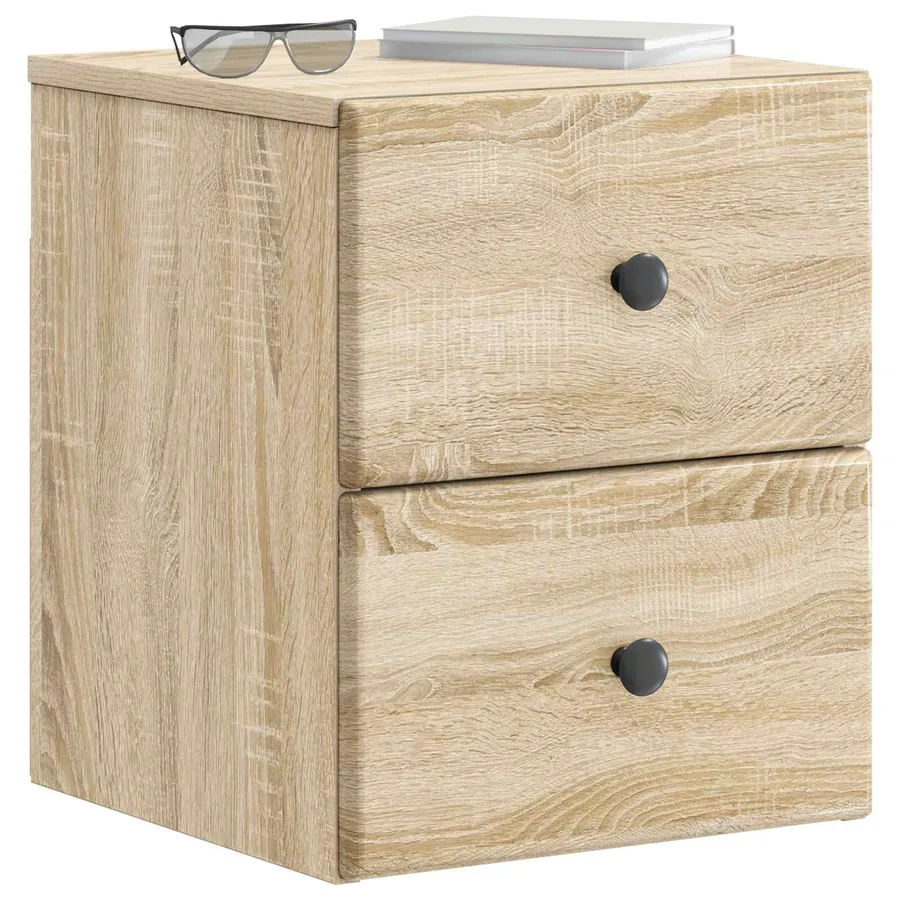 Cabinet de chevet mural Chêne Sonoma 34,5 x 33 x 40 cm - 3