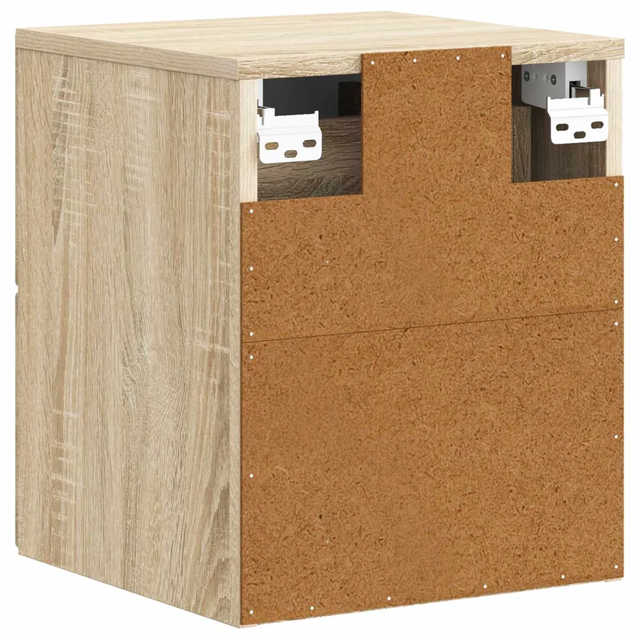 Cabinet de chevet mural Chêne Sonoma 34,5 x 33 x 40 cm - 7