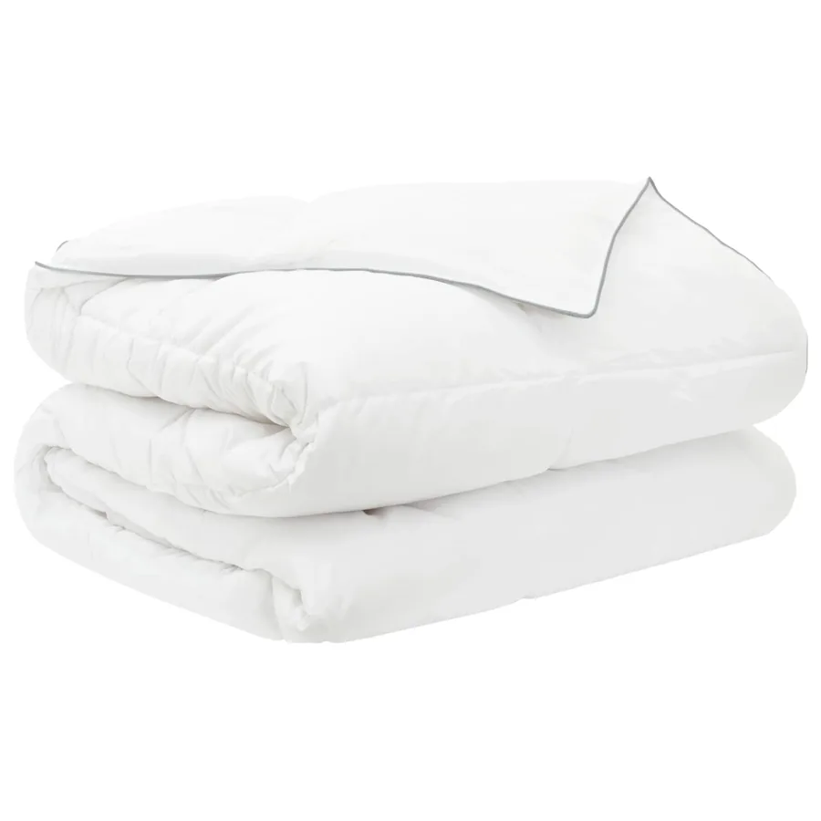 Couette d'été Blanc 200 x 200 cm Fibre de bambou