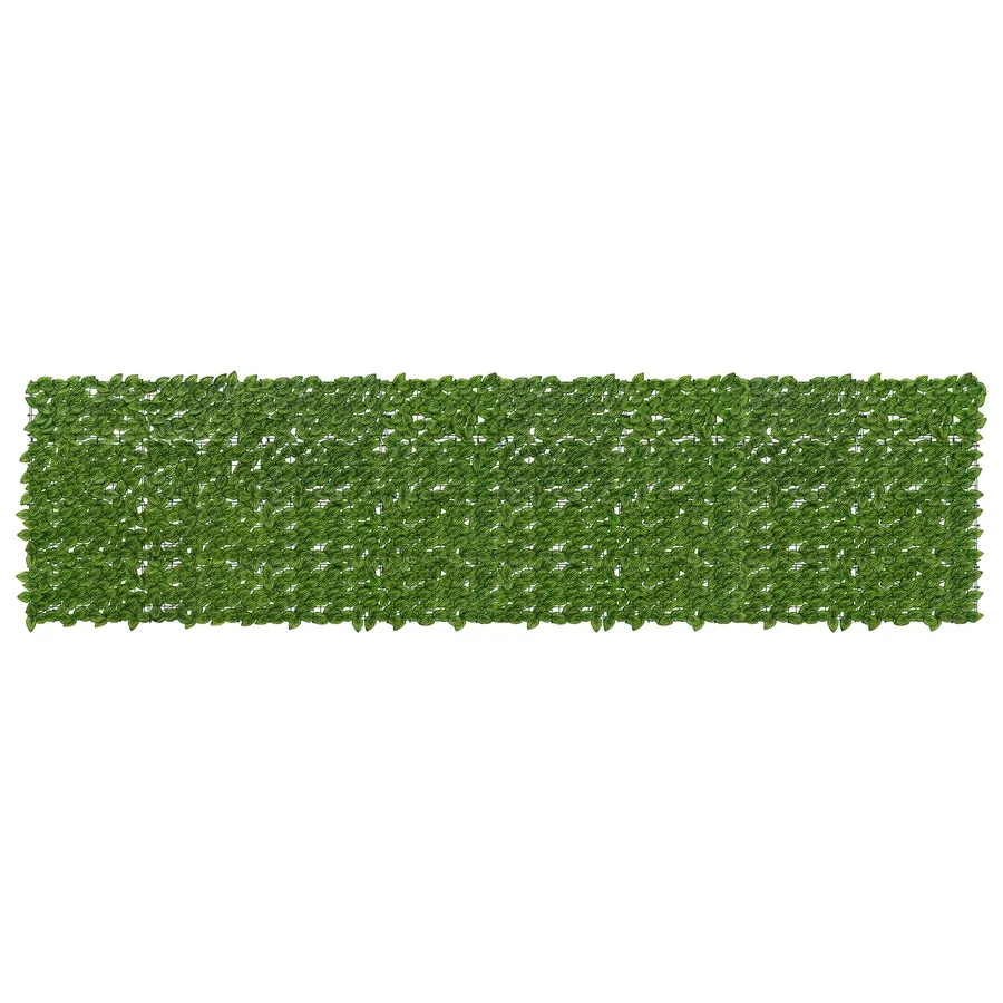 Écran de balcon avec feuilles Vert et jaune 400 x 100 cm