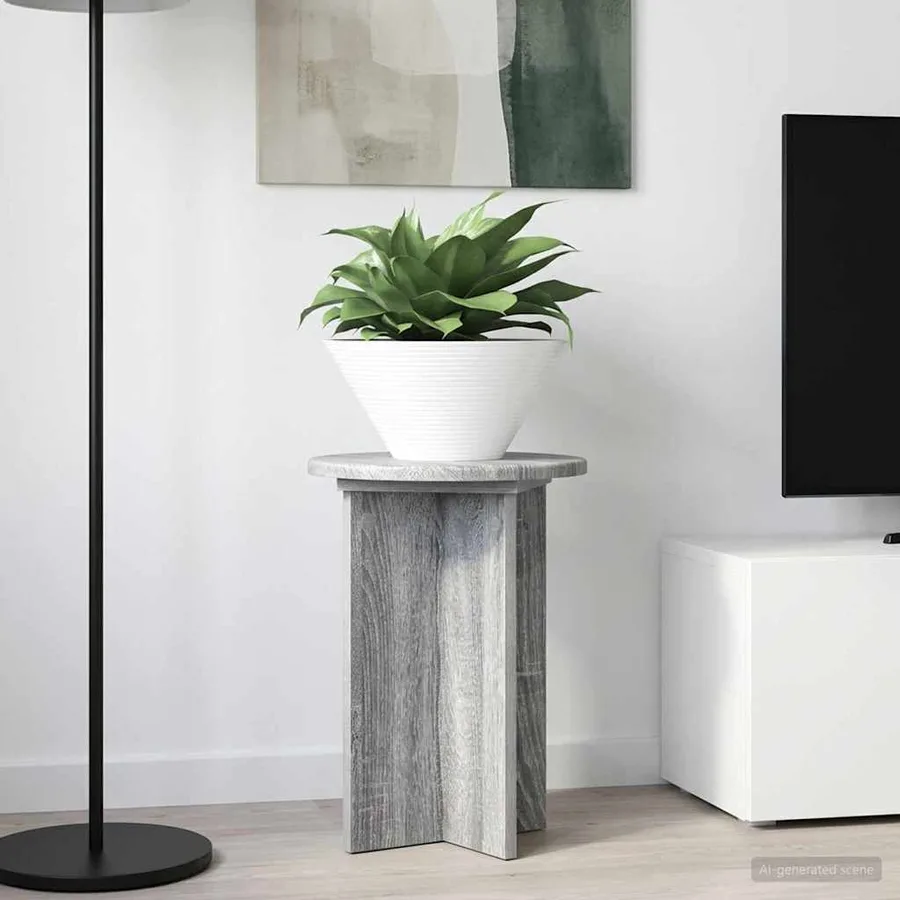 Support de Plante 2 pcs Sonoma gris Ø29,5 x 40 cm - 4