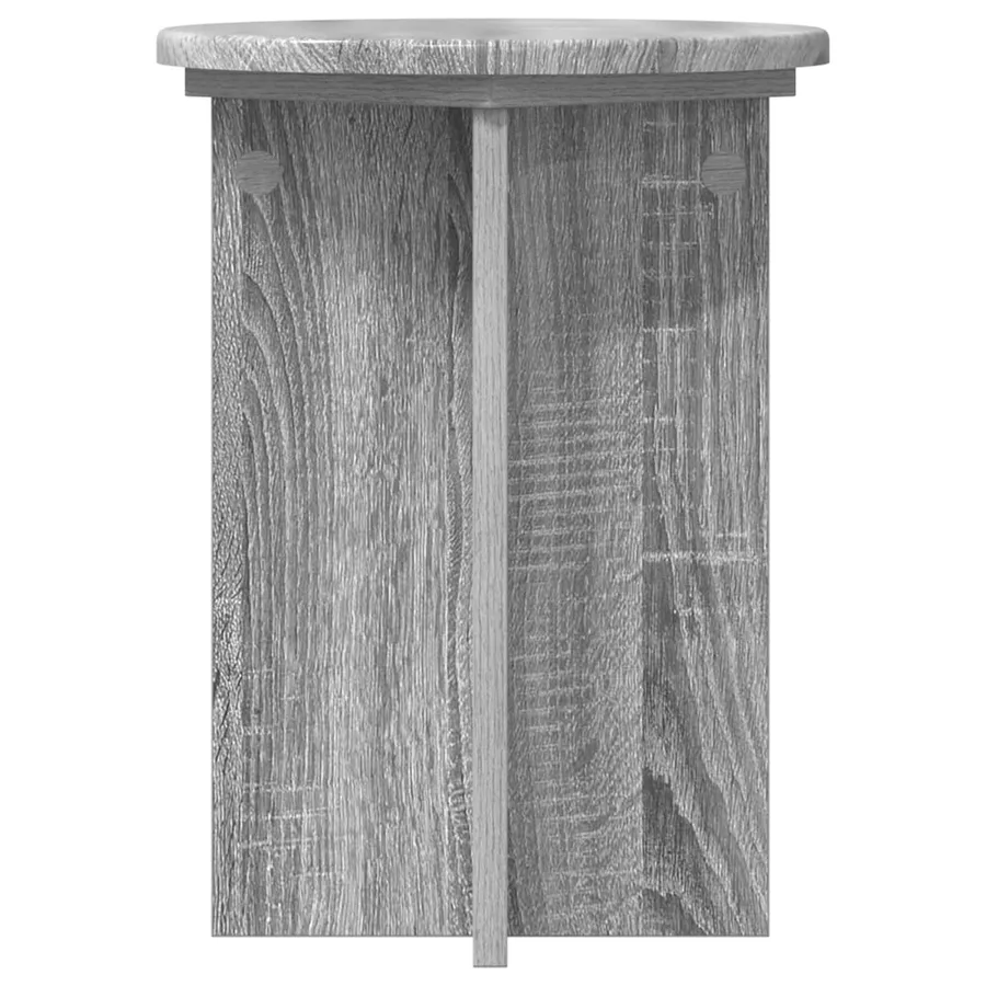 Support de Plante 2 pcs Sonoma gris Ø29,5 x 40 cm - 6