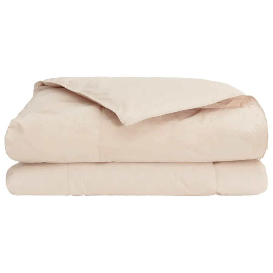 Couette d'été Beige 135 x 220 cm 100% Kapok Naturel - 3