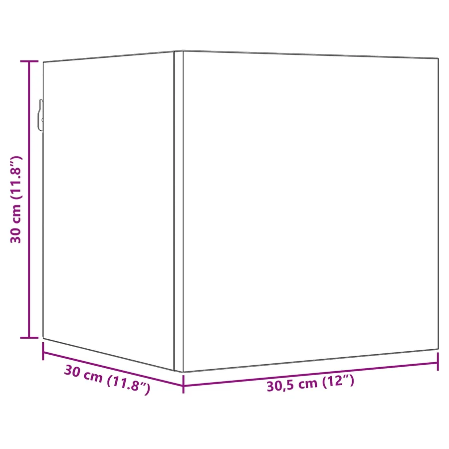 Ensemble meuble TV 10 pcs 180 x 30 x 30 cm Chêne noir - 9