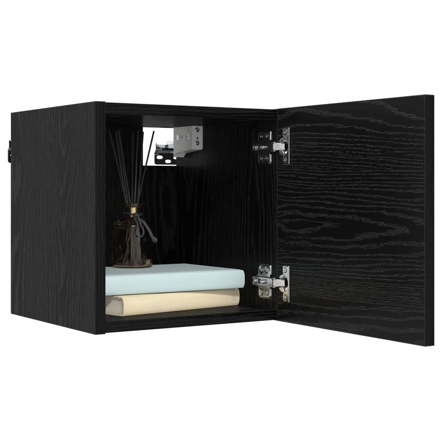 Ensemble meuble TV 8 pcs 100 x 30 x 30 cm Chêne noir - 6