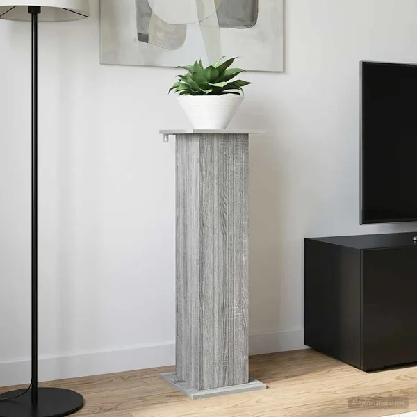Support de Plante 2 pcs Sonoma gris 30,5 x 30 x 100,5 cm