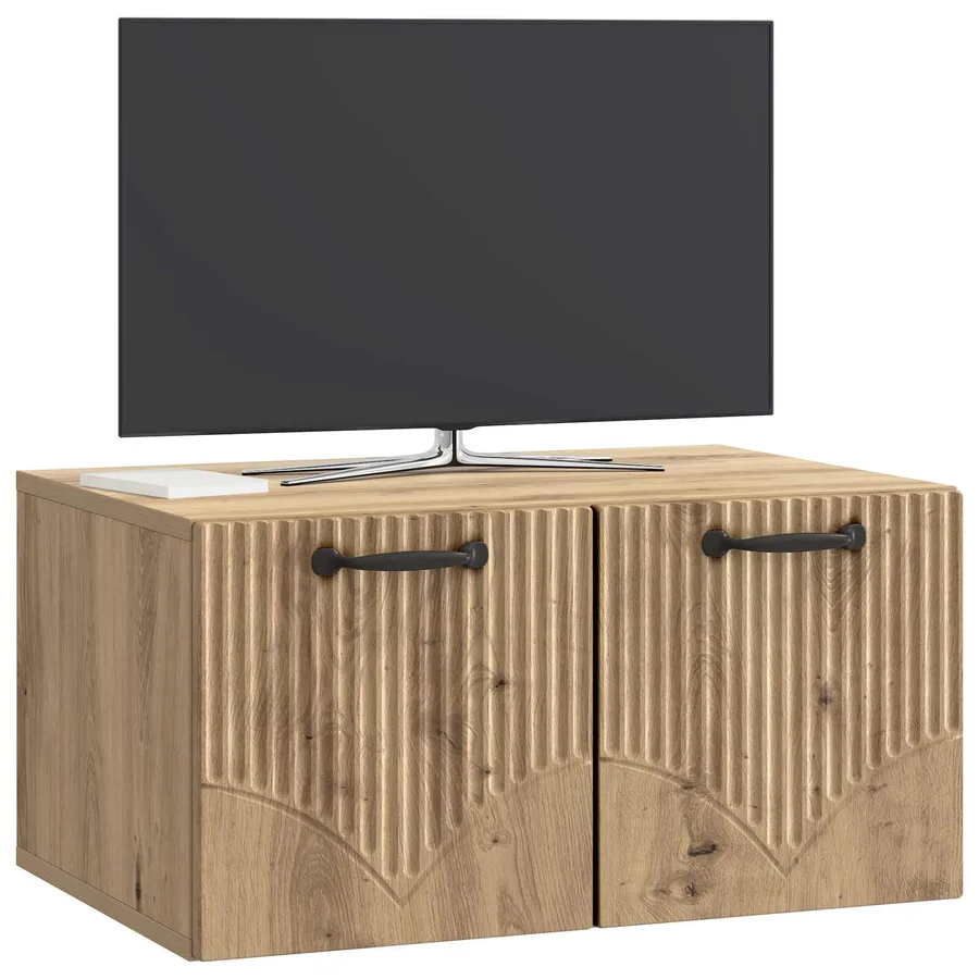 Meuble TV mural 59,5 x 41 x 30 cm Chêne artisanal - 3