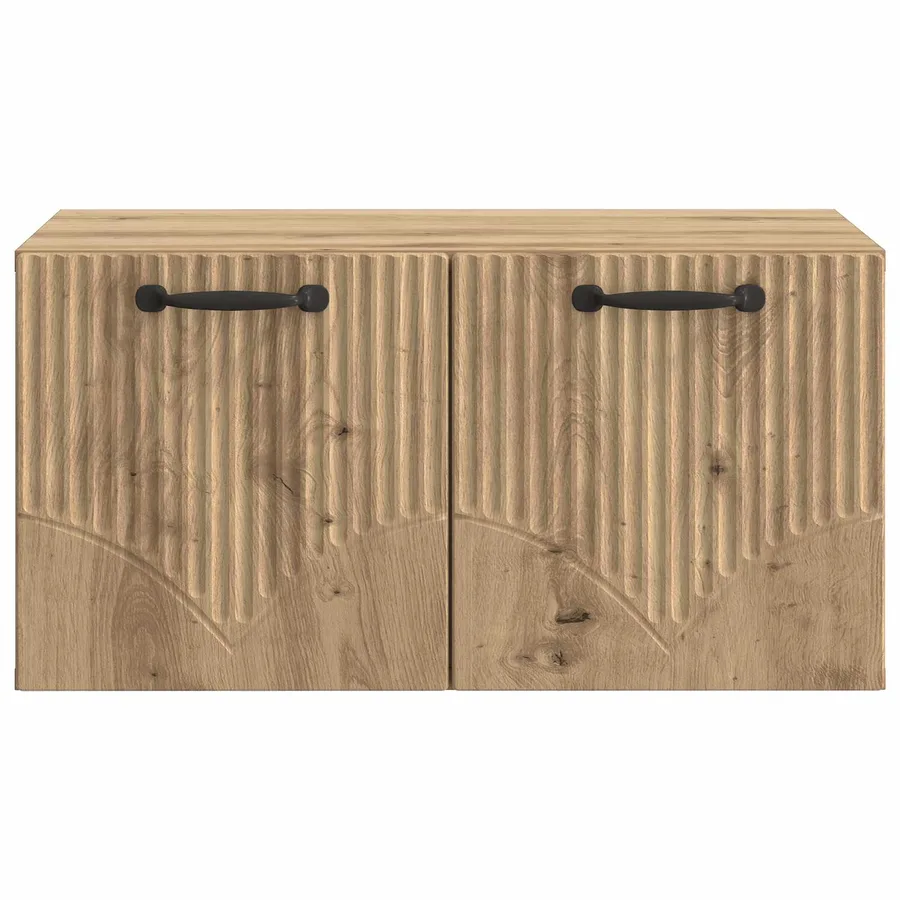 Meuble TV mural 59,5 x 41 x 30 cm Chêne artisanal - 6