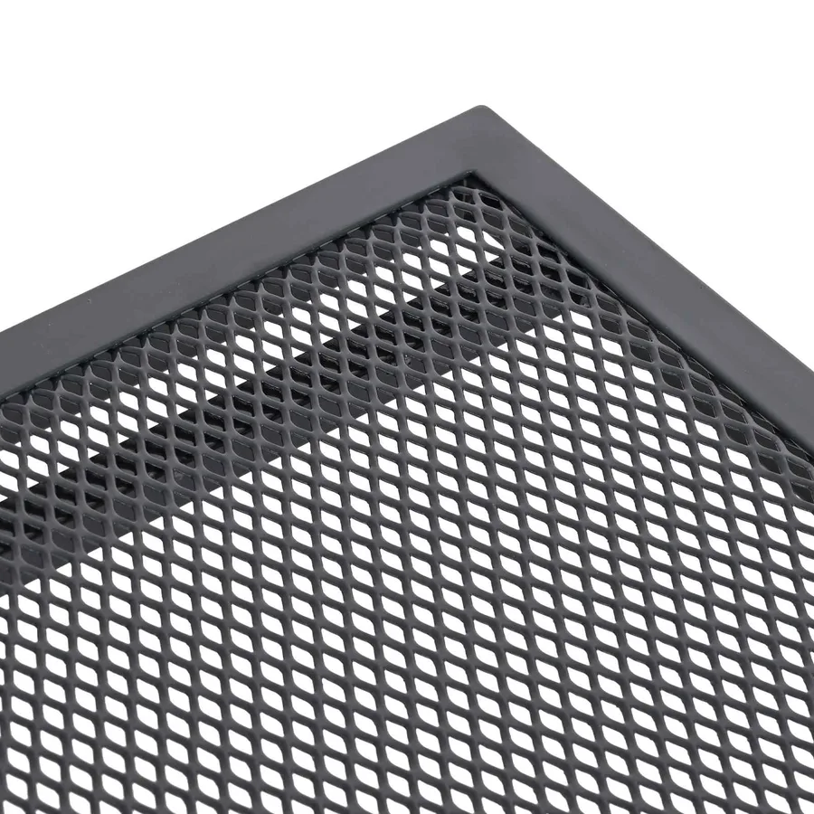 Table de Salle à Manger en Maille Extensible Anthracite Acier - 9