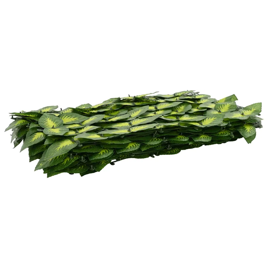 Écran de balcon avec feuilles Vert et jaune 600 x 75 cm - 2