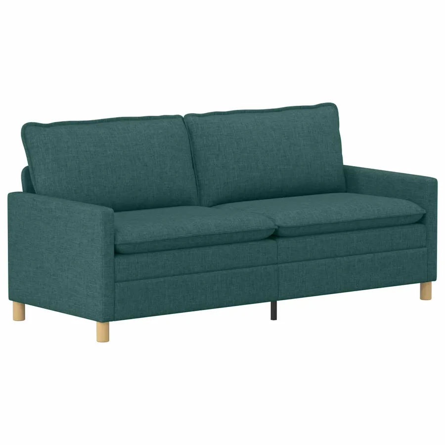 Canapé Vert foncé 196 x 81 x 87,5 cm Tissu - 2