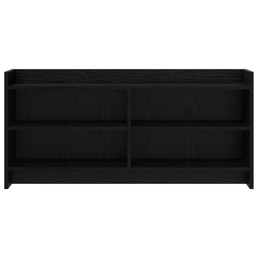 Meuble TV 100 x 33 x 47 cm Chêne noir Bois d'ingénierie - 4