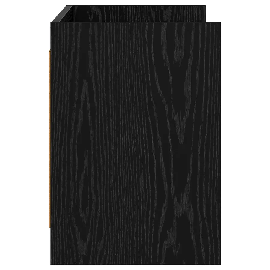 Meuble TV 100 x 33 x 47 cm Chêne noir Bois d'ingénierie - 5
