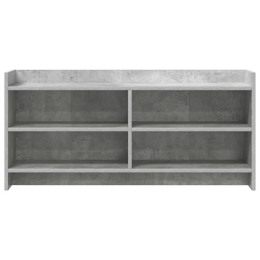 Meuble TV 100 x 33 x 47 cm Gris béton Bois d'ingénierie - 4