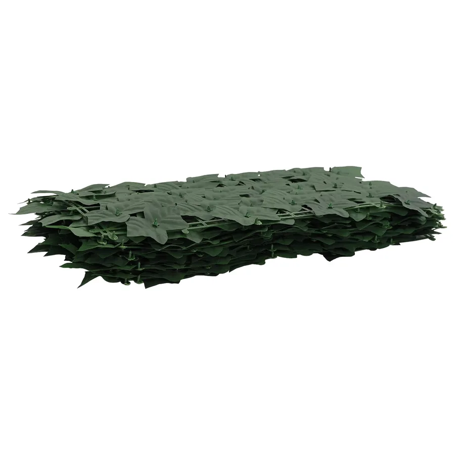 Écran de balcon avec feuilles Vert foncé 500 x 75 cm - 2