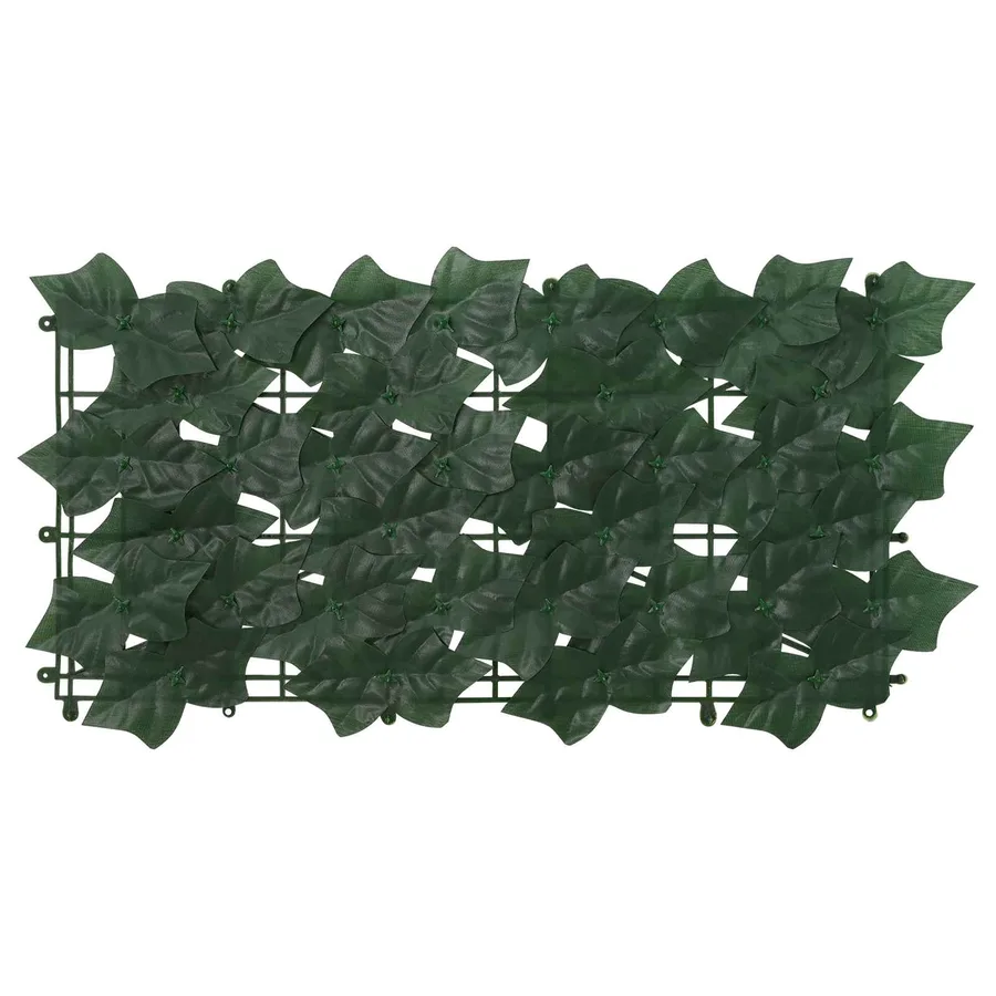 Écran de balcon avec feuilles Vert foncé 500 x 75 cm - 3