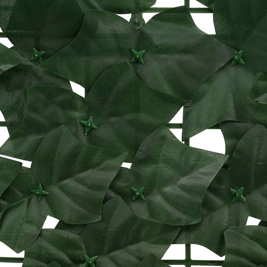 Écran de balcon avec feuilles Vert foncé 500 x 75 cm - 4