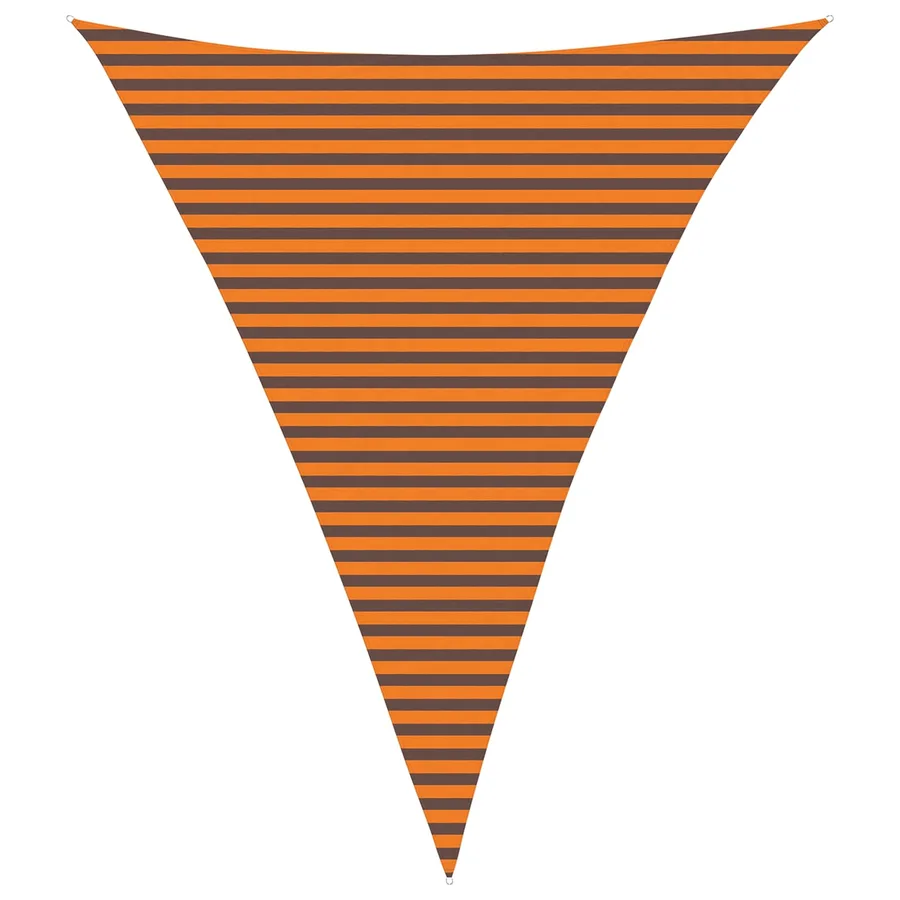 Voile d'ombre Orange et marron 4 x 5 x 5 m - 2