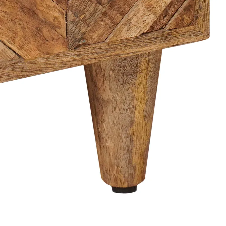 Table de chevet Marron 50 x 33 x 60 cm Bois de mangue massif - 8