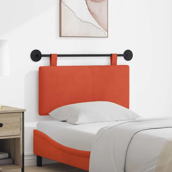 Tête de lit suspendue Tissu en velours côtelé