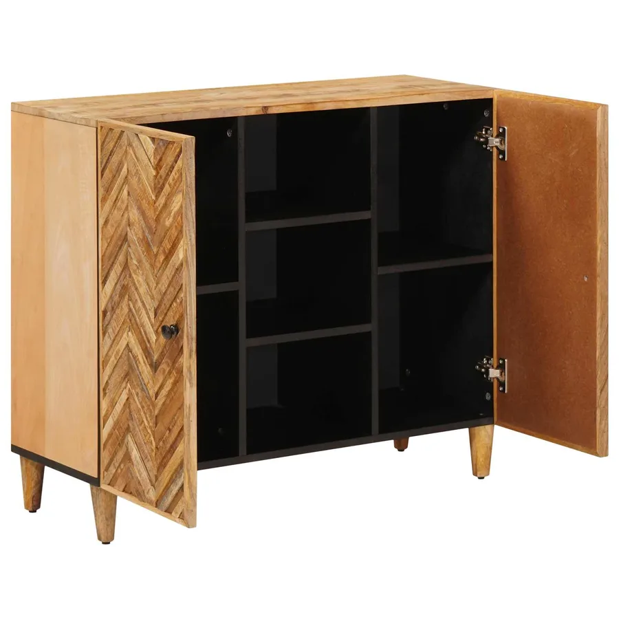Armoires de rangement avec stockage Marron 90 x 33,5 x 75 cm - 2