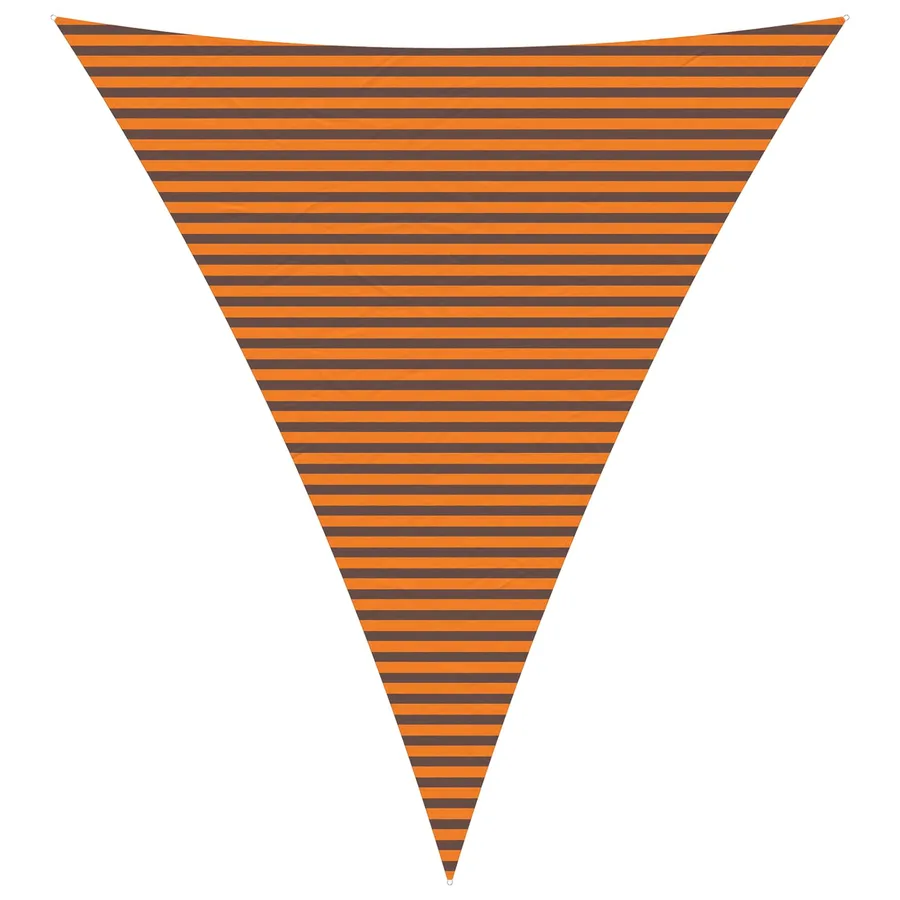 Voile d'ombre Orange et marron 5 x 6 x 6 m - 2