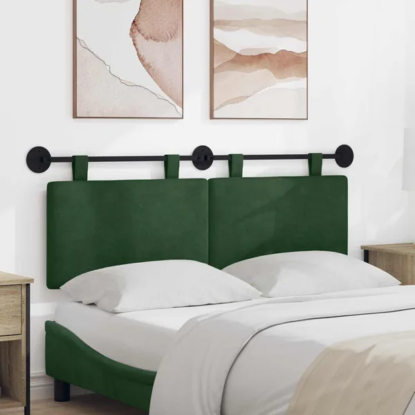 Tête de lit suspendue Tissu en velours côtelé