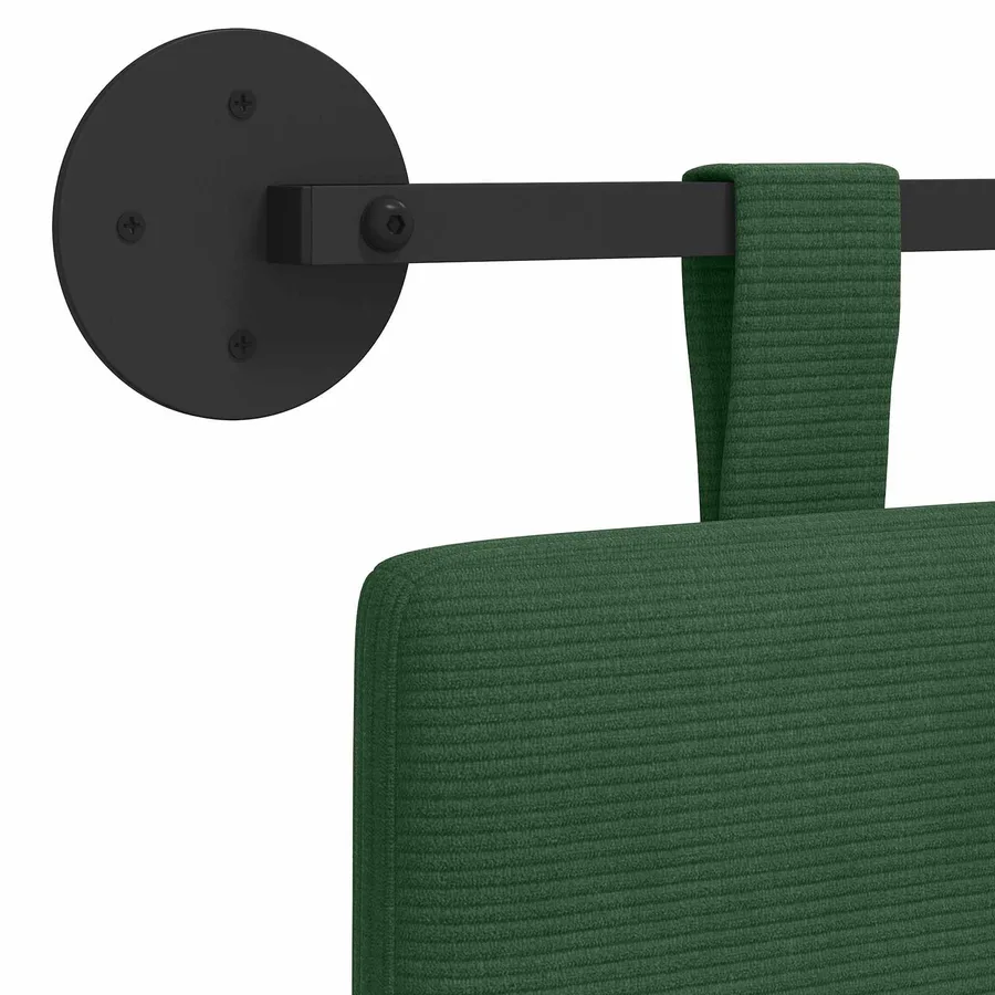 Tête de lit suspendue Tissu en velours côtelé - 9