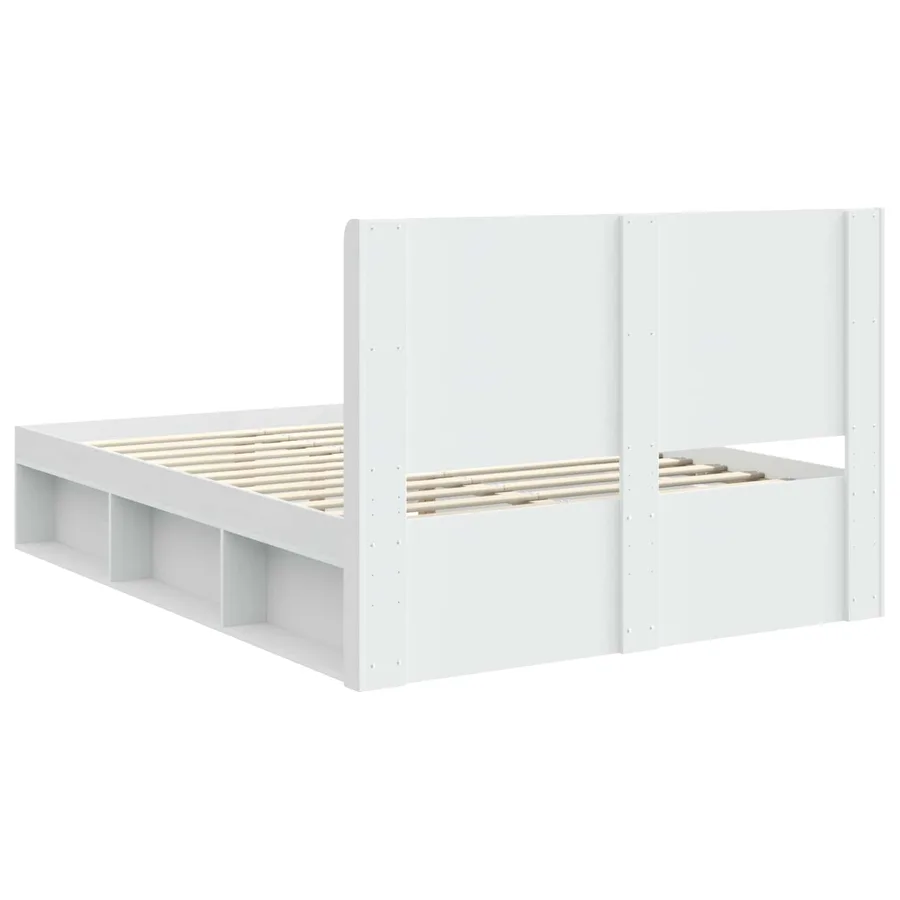 Cadre de lit avec rangement et tête de lit 2 pc - 7