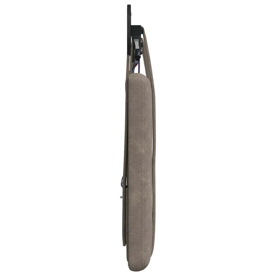 Tête de lit suspendue Avec lumière LED Gris PU antique - 7