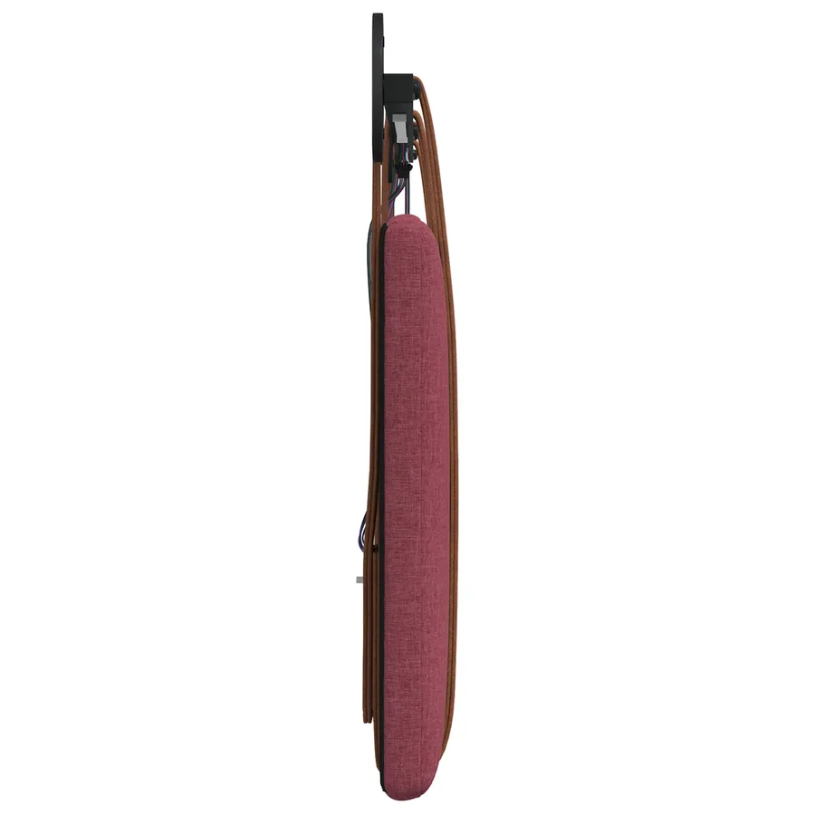 Tête de lit suspendue Avec lumière LED Bordeaux PU antique - 7
